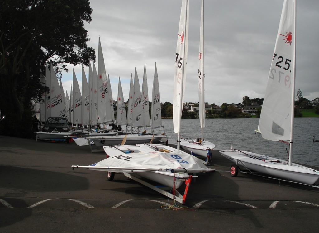 Lunchbreak at Pupuke Boating Club - 2011 Collinson FX North Shore Freshwater Championships © Colin Preston